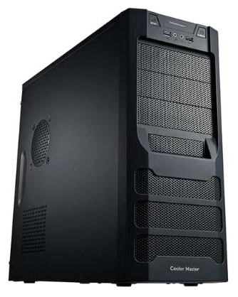 Cooler Master case CMP 351, ATX, čierna, USB3.0, bez zdroja