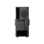 Cooler Master case miditower K350, ATX, čierna, USB3.0, priehl. bok, zdroj 600W Thunder