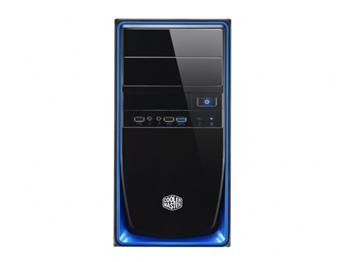 Cooler Master case minitower Elite 344, mATX,čierno-modrá, USB3.0, bez zdroja