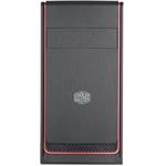 COOLER MASTER MASTERBOX E300L, čierno-červená
