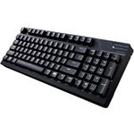 Cooler Master MasterKeys Pro M White, herná klávesnica, Red Switch, biele LED, US layout, čierna