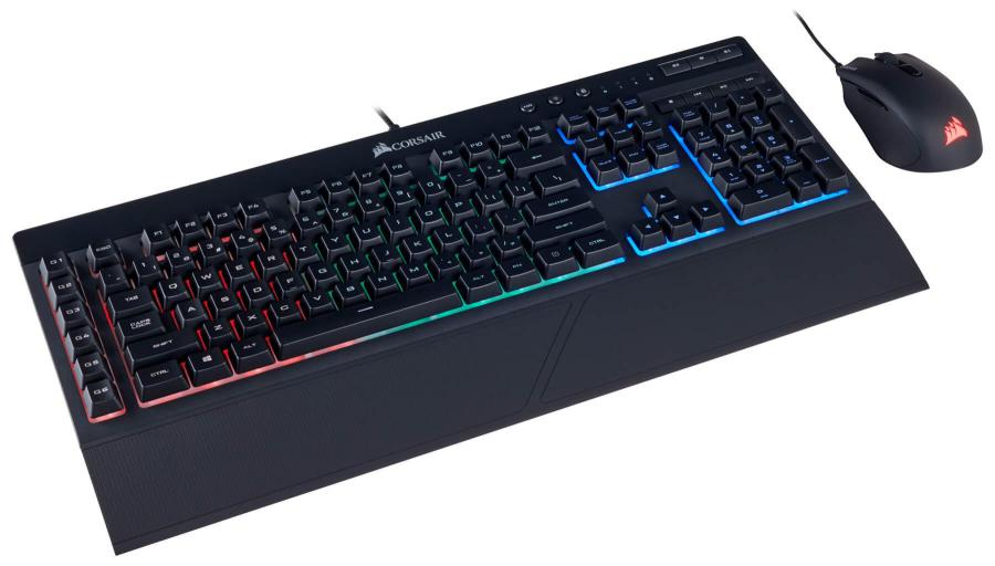 Corsair Bundle Mechanical Gaming Keyboard K55 RGB + Gaming Mouse Harpoon RGB
