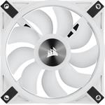 CORSAIR iCUE QL120 RGB 120mm White Triple Fan Kit with Lighting Node CORE