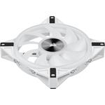 CORSAIR iCUE QL140 RGB 140mm White Dual Fan Kit with Lighting Node CORE