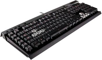 Corsair K30, Gaming keyboard, USB, Red backlighting, EU