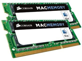 Corsair Mac Memory 1333MHz, SODIMM DDR3 16GB (Kit 2x8GB) CL9 (pre Apple NTB)