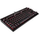 Corsair mechanická herná klávesnica K63, červené LED, Cherry MX Red, EU