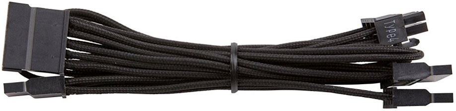Corsair Premium Sleeved SATA-Kabel - čierny