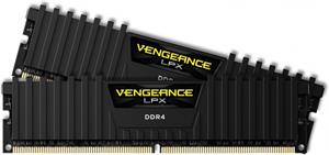 Corsair Vengeance LPX, 2x8GB, 2666MHz, DDR4, CL16, Black