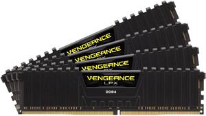 Corsair Vengeance LPX, 4x16GB, 2666MHz, DDR4, Cl16, Black