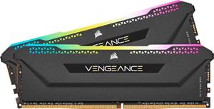 CORSAIR VENGEANCE RGB PRO SL 32GB (2x16GB) DDR4 DRAM 3200MHz CL18 Memory Kit – Black