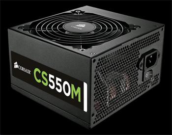 Corsair zdroj 550W CS Series CS550M, 80 PLUS Gold, modulárny, Intel Haswell komp