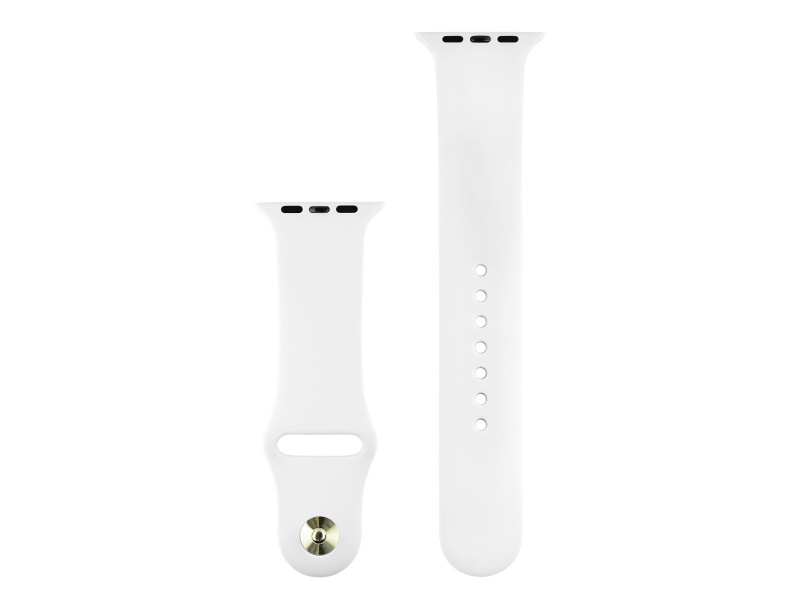 COTEetCI silikónový športový remienok pre Apple Watch 38 / 40mm biely