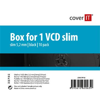 COVER IT 1 VCD 5,2mm slim černý 10ks/bal