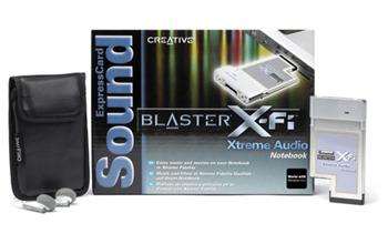 Creative X-Fi Xtreme Audio Notebook, ExpressCard