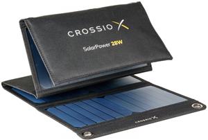 Crossio SolarPower solárny panel 28W 2.0, nabíjačka, 1x USB, 1x USB-C