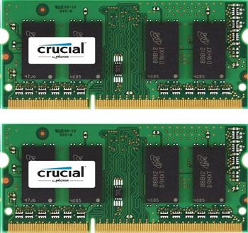 Crucial 16GB (Kit 2x8GB) 1600MHz DDR3L CL11 SODIMM 1.35V/1.5V