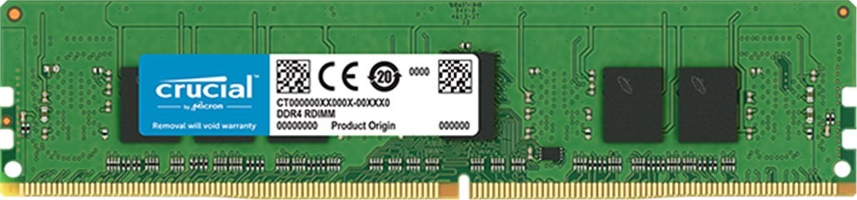 Crucial 4GB 2666MHz DDR4 CL17 SR x8 ECC Registered DIMM 288pin