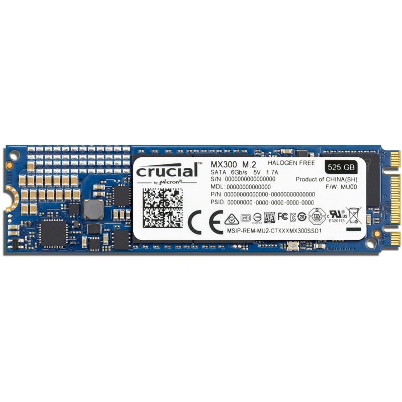 Crucial MX300, M.2 SSD, 525GB