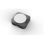 Cubenest 2v1 skladacia bezdrôtová nabíjačka S211 Pro, sivá