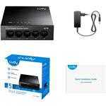 Cudy GS105 5.0, switch 5-portový Gigabit, kovový