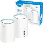 Cudy M1300 (2-Pack), Wi-Fi Mesh systém Gigabit AC1200, set 2 ks