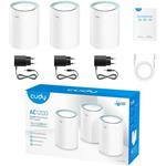 Cudy M1300 (3-Pack), Wi-Fi Mesh systém Gigabit AC1200, set 3 ks