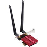 Cudy WE3000S, Wi-Fi 6E PCI-Express sieťová karta, Tri-Band, ext. anténa AX5400