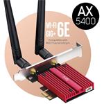 Cudy WE3000S, Wi-Fi 6E PCI-Express sieťová karta, Tri-Band, ext. anténa AX5400