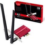 Cudy WE3000S, Wi-Fi 6E PCI-Express sieťová karta, Tri-Band, ext. anténa AX5400