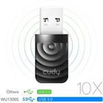 Cudy WU1300S, Wi-Fi USB 3.0 sieťová karta AC1300, (rozbalené)