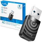 Cudy WU1300S, Wi-Fi USB 3.0 sieťová karta AC1300, (rozbalené)