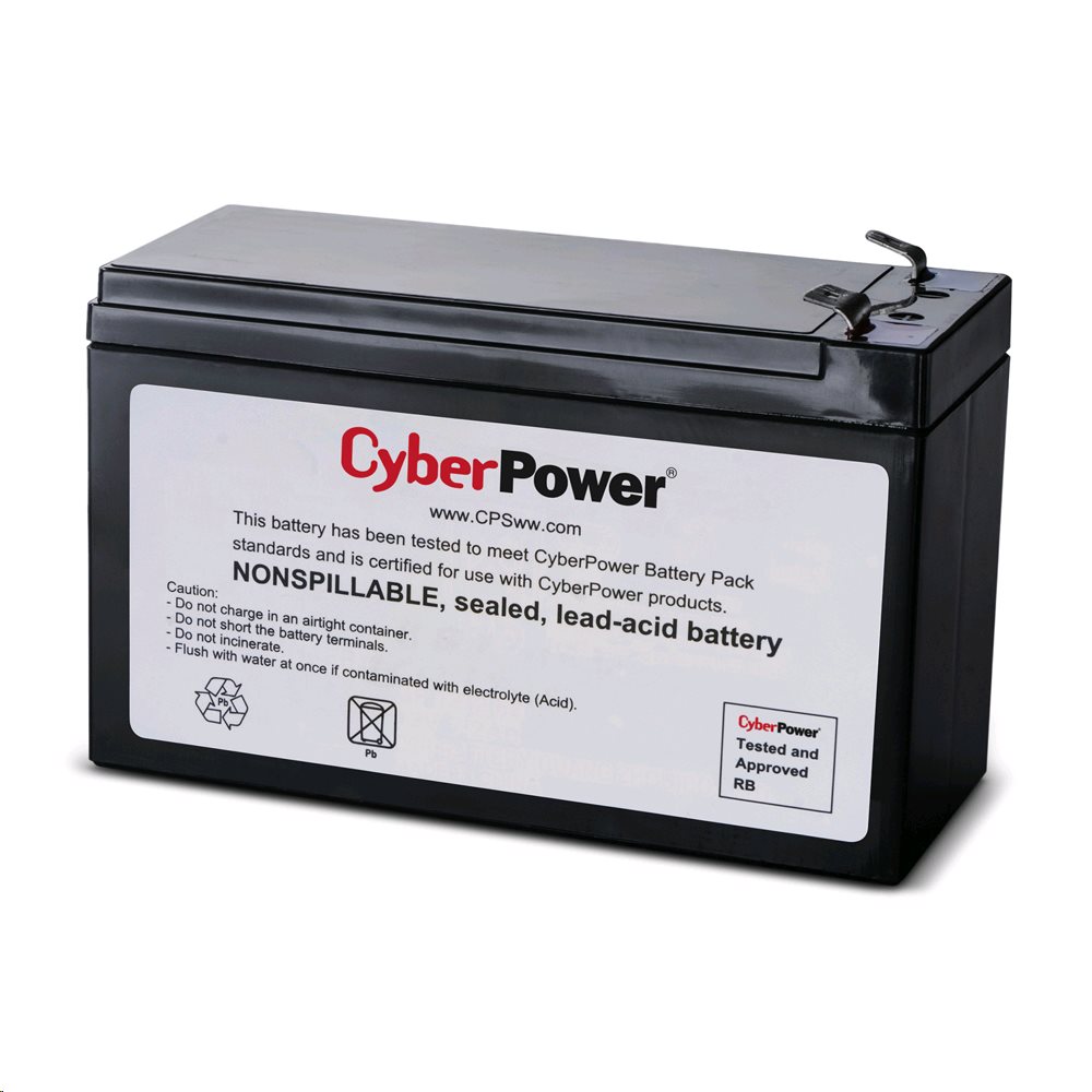CyberPower náhradná batéria, 12V / 7,2 Ah