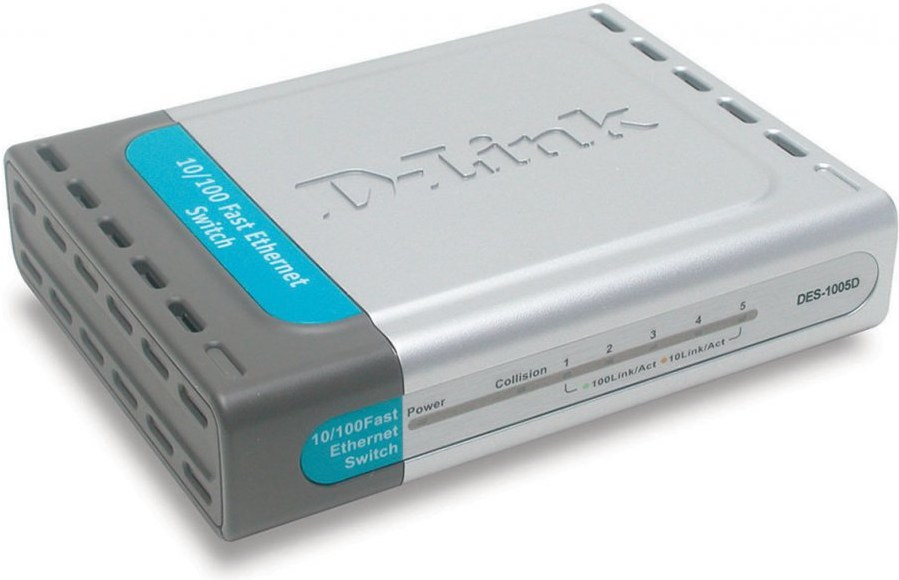 D-Link DES-1005D 5-port 10/100Mb switch