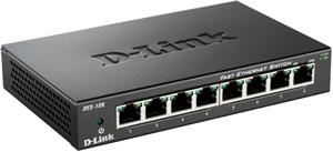 D-Link DES-108, kovový 8-port 10/100 Desktop Switch