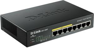 D-Link DGS-1008P, 8-port 1Gb switch, 4x PoE