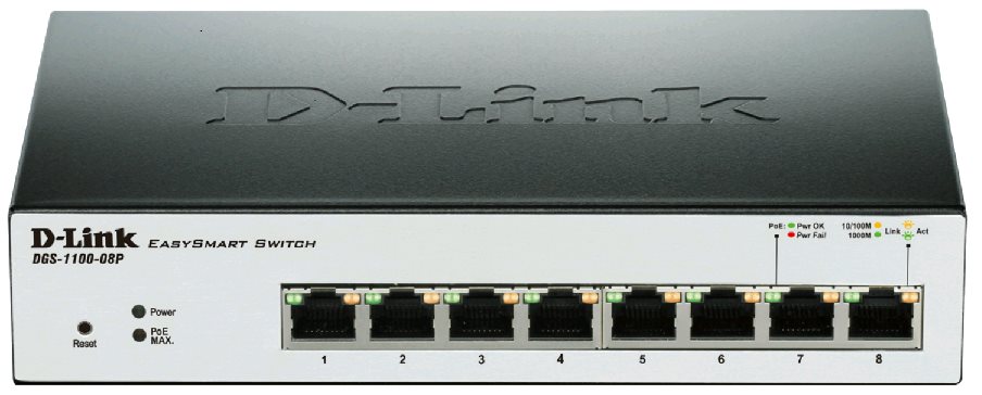 D-Link DGS-1100-10MPP PoE EasySmart 10/100/1000