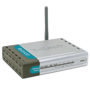D-Link DI-524UP Router with 4-port 10/100 Switch, USB