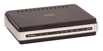D-Link DIR-120 DSL/Cable Router 4xLAN, 1xWAN, USB PrintServer