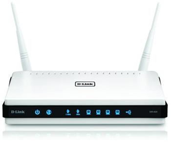 D-Link DIR-825 Wireless N Quadband Home Router with 4 Port Gigabit Swi