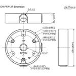 Dahua PFA137, inštalačná krabica na montáž
