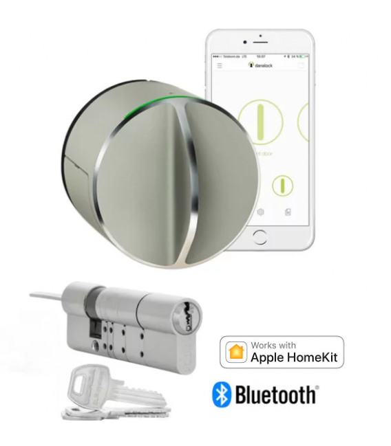 Danalock V3 Inteligentný zámok Bluetooth a HomeKit s Cylindrickou Vložkou