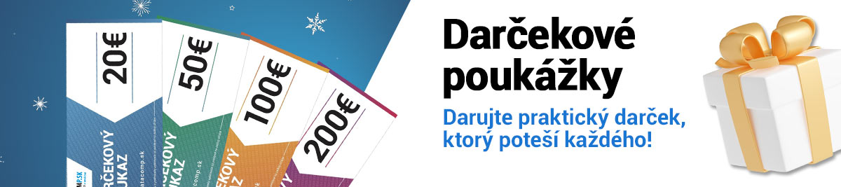 Darčekové poukazy Vianoce 2024