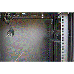 Datacom 19" rozvaděč 9U/450 mm (sklo) černý, (rozbalené)