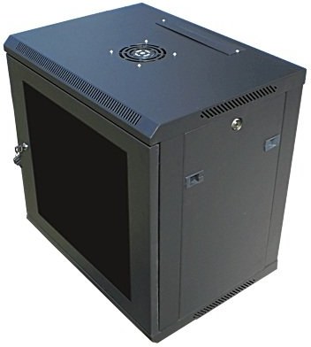 Datacom 19" závesný rack 6U/450mm, čierny