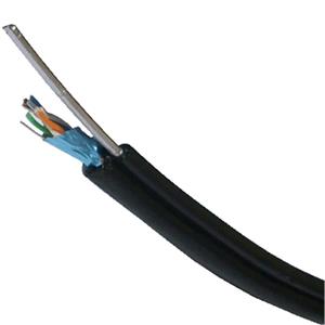DATACOM kábel, cat. 5e, FTP drôt, 100m Outdoor samonosný