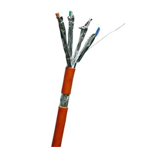 Datacom kábel, cat. 7, S-FTP drôt, 300m oranžový