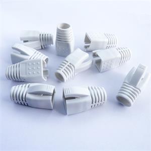 Datacom plastová krytka pre konektory RJ45, (CAT6A,CAT7) biela (10ks)
