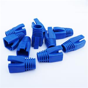 Datacom plastová krytka pre konektory RJ45, (CAT6A,CAT7) modrá  (10ks)