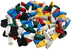 Datacom plastová krytka pre konektory RJ45 
s bublinkou, biela, 100ks/bal